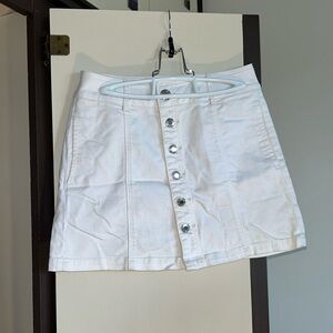 Button-Up American Eagle Jean Skirt
